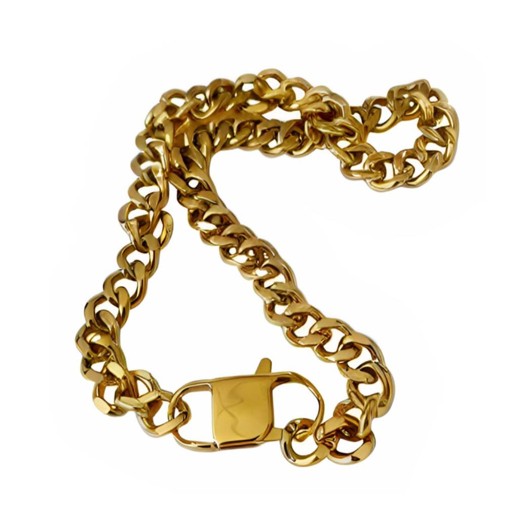 NEW ACCESSORY CONCIERGE women's lourdes link necklace in gold